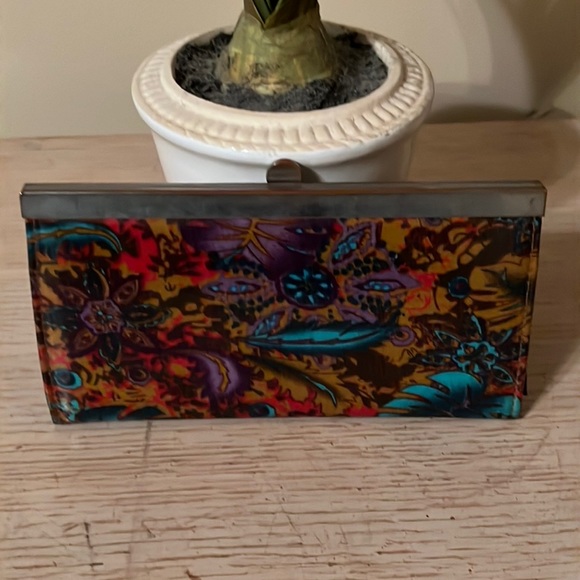 Charming Charlie Clutch Purse wallet Floral - Picture 5 of 8